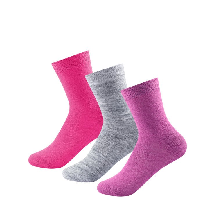 Daily merino light sock 3pk kid - Sandkassa--Devold-7028567193723